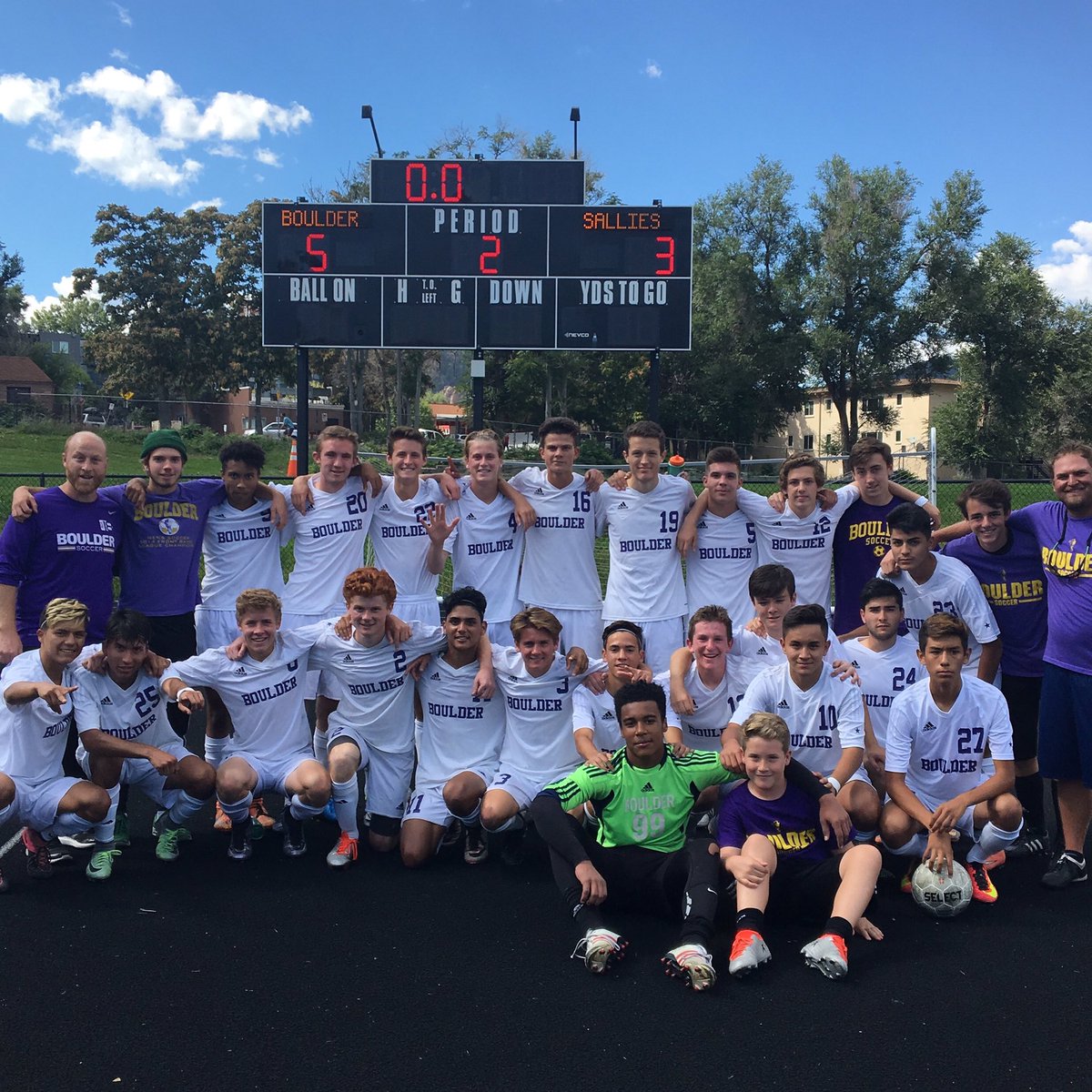 Huge win for Boulder High Soccer. Great job <a href="/HardyKalisher/">Hardy Kalisher</a> and team!!!  #GoPanthers #Proud