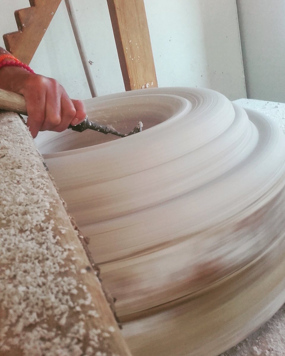 Turning plaster on the monster wheel!!#ceramicskit#internationalporcelainmeeting