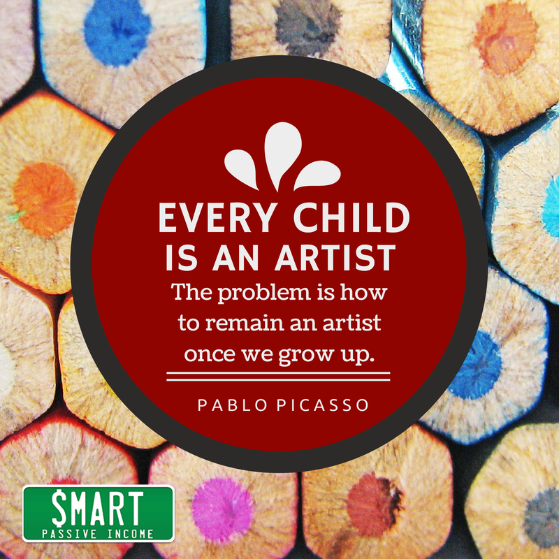PatFlynn's tweet photo. "Every child is an artist. The problem is how to remain an artist once we grow up." -Pablo Picasso https://t.co/P9O3cA57fx
