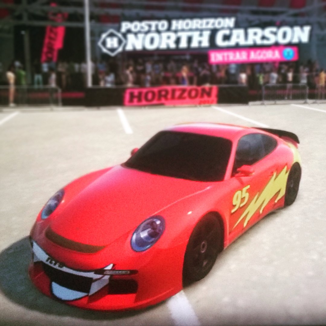 GamerPlanet's tweet image. Meu McQueen ficou parecendo mais o Bocão, do "Abre a boca, é Royal"😆. Quem lembra do Bocão?#ForaHorizon #Xbox