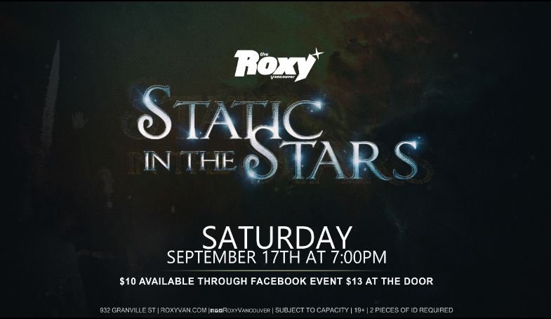 <a href="/staticstars/">Static in the Stars</a> play on our stage tonight! Come check them out! Doors open at 7! #LiveMusicLivesHere