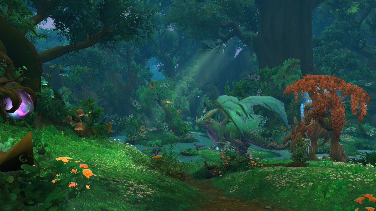 AnnaForWarchief's tweet photo. I think this has been my favorite zone so far. #Warcraft https://t.co/Hs0gWFMoPC