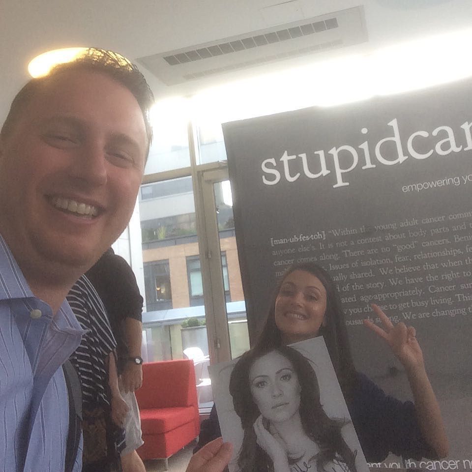 chris_stroh's tweet photo. Thanks @italiaricci for joining us at #omgeast @stupidcancer #getbusyliving #letsgetcrunk https://t.co/nBN658ZgNN https://t.co/cP7FdaUwIv