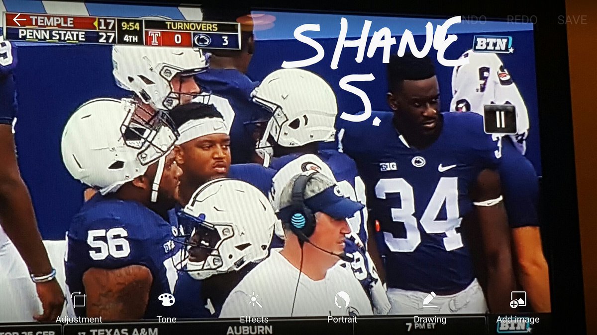 CraigSimmons_'s tweet photo. My nephew patiently waiting for his opportunity!! Love you @Shizzeee!! #PSU #NittanyLions #Freshman #TeamSimmons https://t.co/vB5b5QLzm6