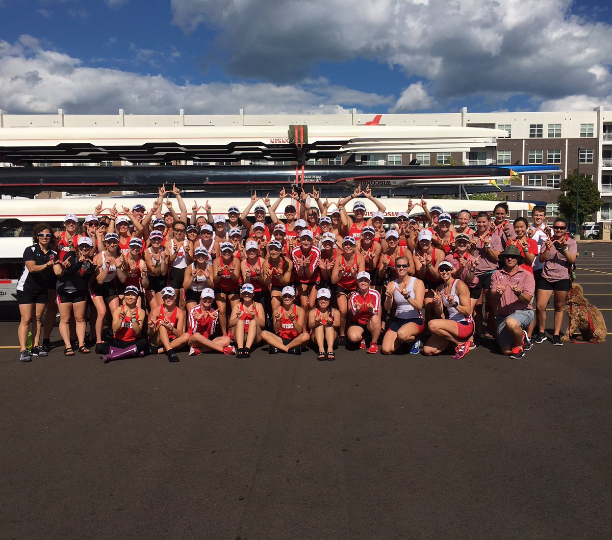 Grace Latz (@gracelatz) on Twitter photo Wisco family pic! So fun to race alongside fellow #Badgers at the Milwaukee River Challenge! <a href="/BadgerRowing/">Wisconsin Rowing</a> Wisco family pic! So fun to race alongside fellow #Badgers at the Milwaukee River Challenge! <a href="/BadgerRowing/">Wisconsin Rowing</a>