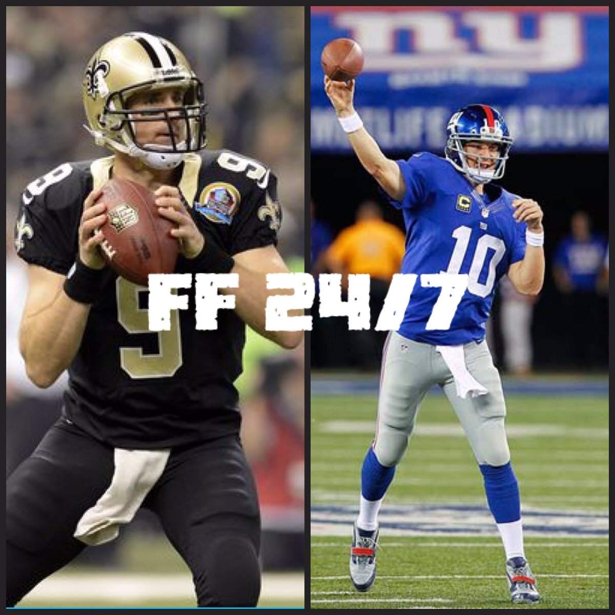 Which QB will score more fantasy points in Week 2? 🏈

RT- Drew Brees 

LIKE- Eli Manning 

#FantasyFootball