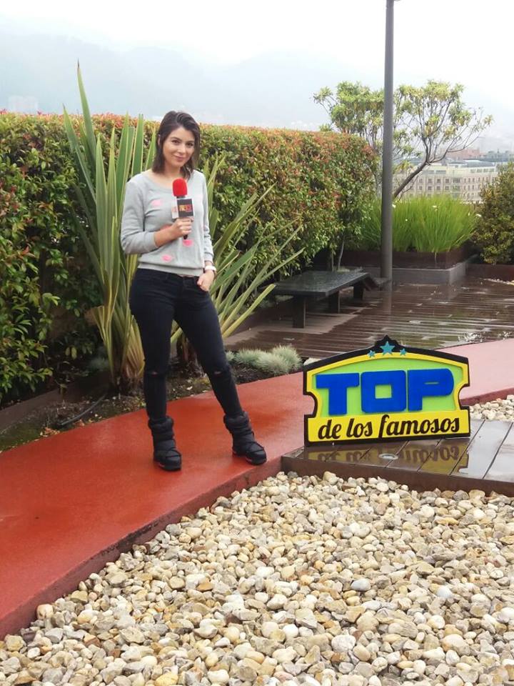 CarpediemPrensa's tweet photo. @Marilynpatino1 grabando @CanalTR3CE #Topdelosfamosos. https://t.co/Mj3qD6cRS9