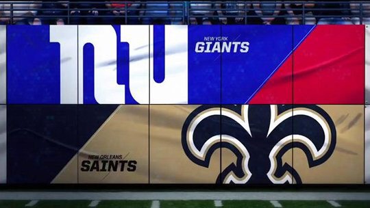 MBL_Giants's tweet photo. AP - Giants get onside.. But without enough time can’t score to beat the New Orleans Saints https://t.co/nKEeZY3YZK