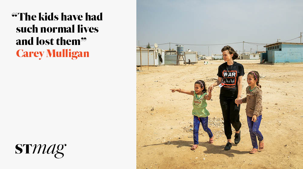 Carey Mulligan on war &amp; motherhood, in a refugee camp in Jordan <a href="/WarChildUK/">War Child UK</a> <a href="/queenchristina_/">Christina Patterson</a> thetim.es/2ctT5zo