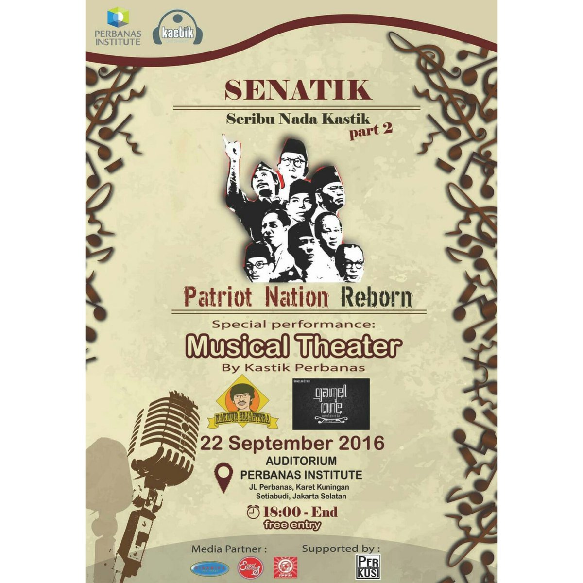 Yuk join !! Free entries looooh free makanan jugaaa😁 di Auditorium Perbanas Institute jam 18.00🙌🙌
