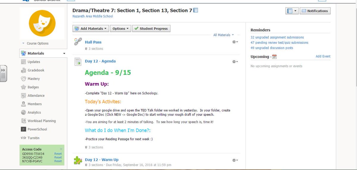 My hybrid classroom Agenda #mceoi