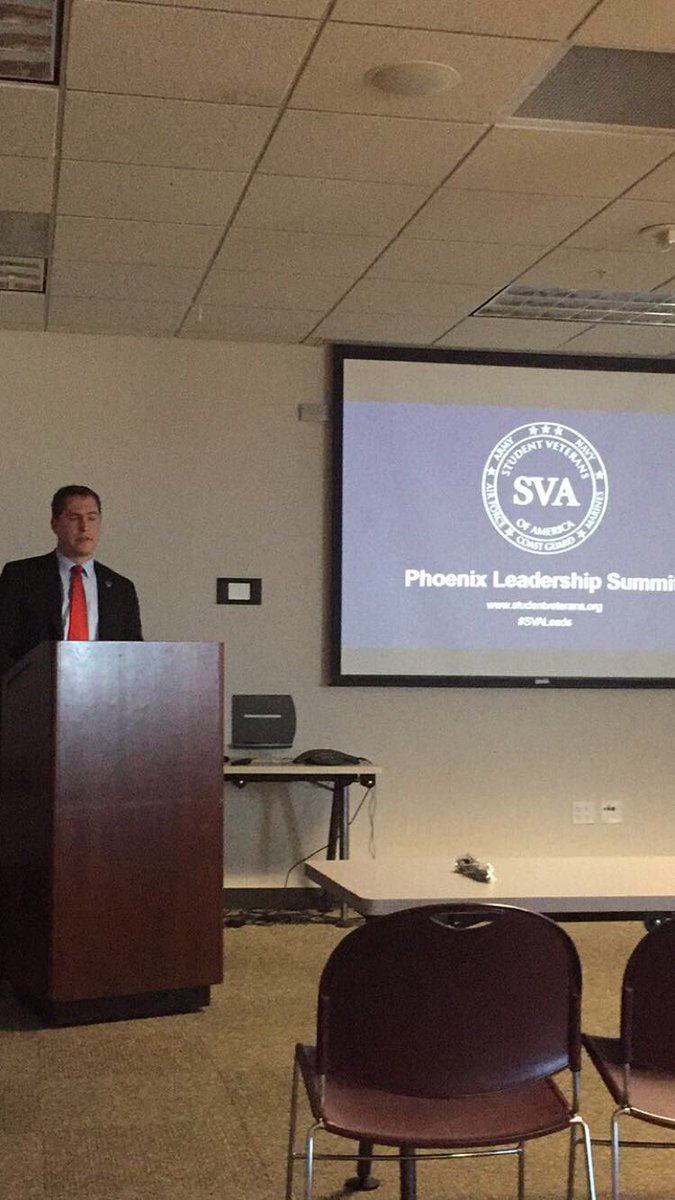 Closing remarks made by <a href="/walt_tillman/">walter tillman</a>. Wonderful summit and can't wait to attend again! #SVALeads <a href="/studentvets/">Student Veterans of America</a>