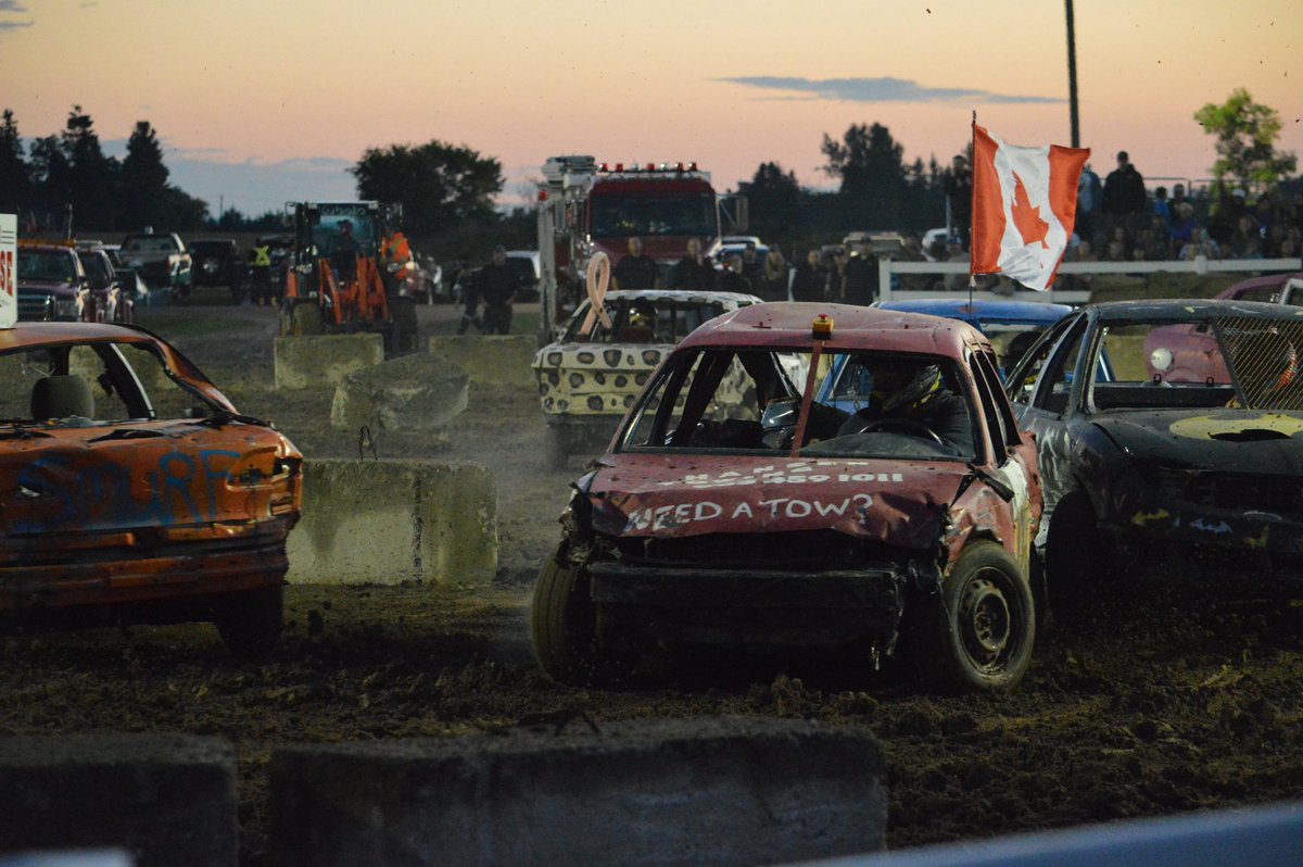 AaronDAndrea21's tweet photo. The @BramptonFair isn't complete unless there's a Demolition Derby! @BmptGuardian https://t.co/GmvRZeB9wm