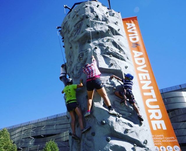 gociety's tweet photo. Turns out outdoor rock climbing in downtown #Denver is possible, and it's awesome. #AFestDenver #getoutsidebeawesome https://t.co/MslWqTYQPw