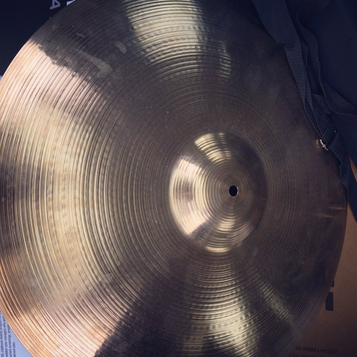MapexArmy's tweet photo. Picked up this gorgeous used Sabian AA 21" Ride today. Competes with my Zildjian K. #noWrongChoice https://t.co/DhDfMnGEHW