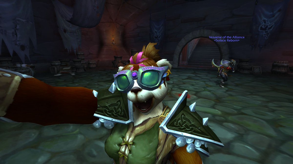 KtheGamergirl's tweet photo. Doin' some sneaky spy stuff but all stylish-like! #Warcraft #roguecampaign https://t.co/MxdGUFcT2T