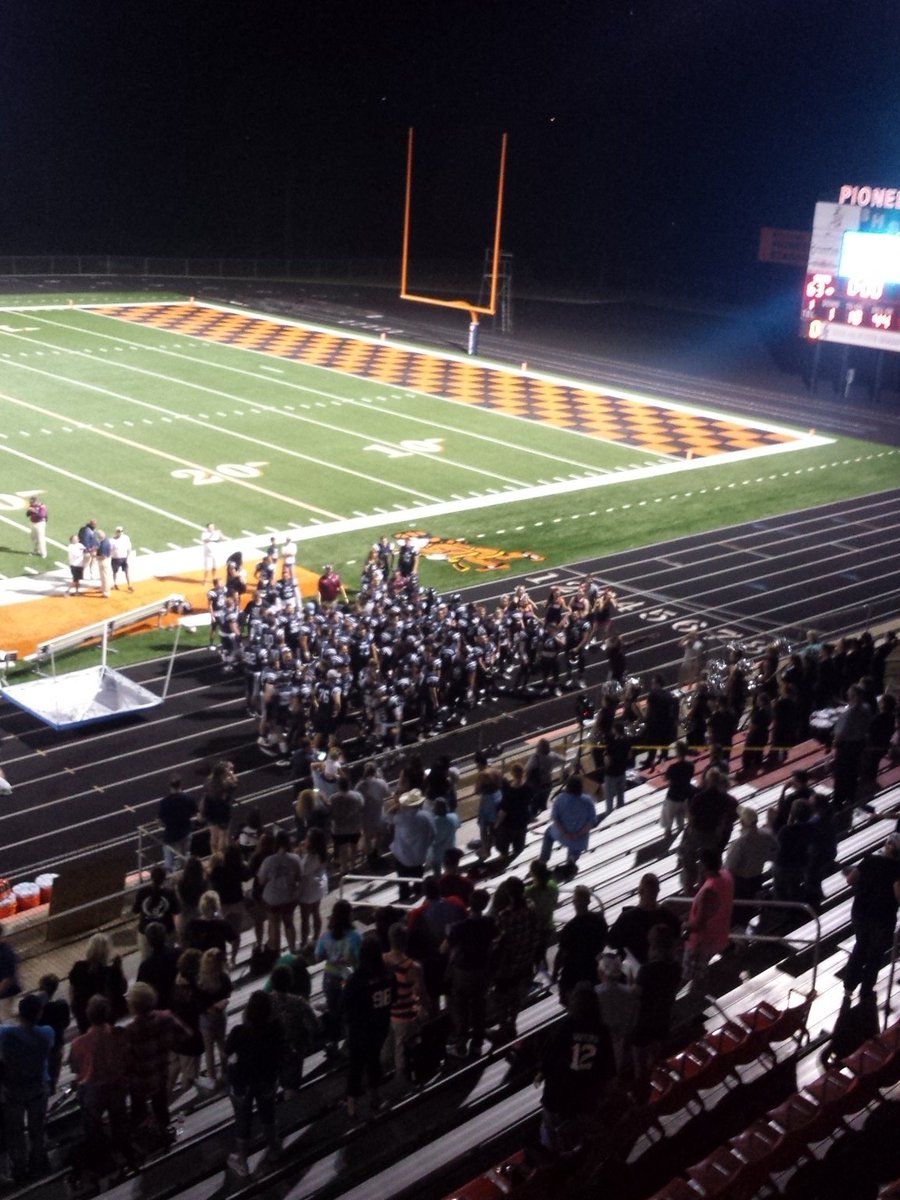 Football with the win!! Way to battle tonight!