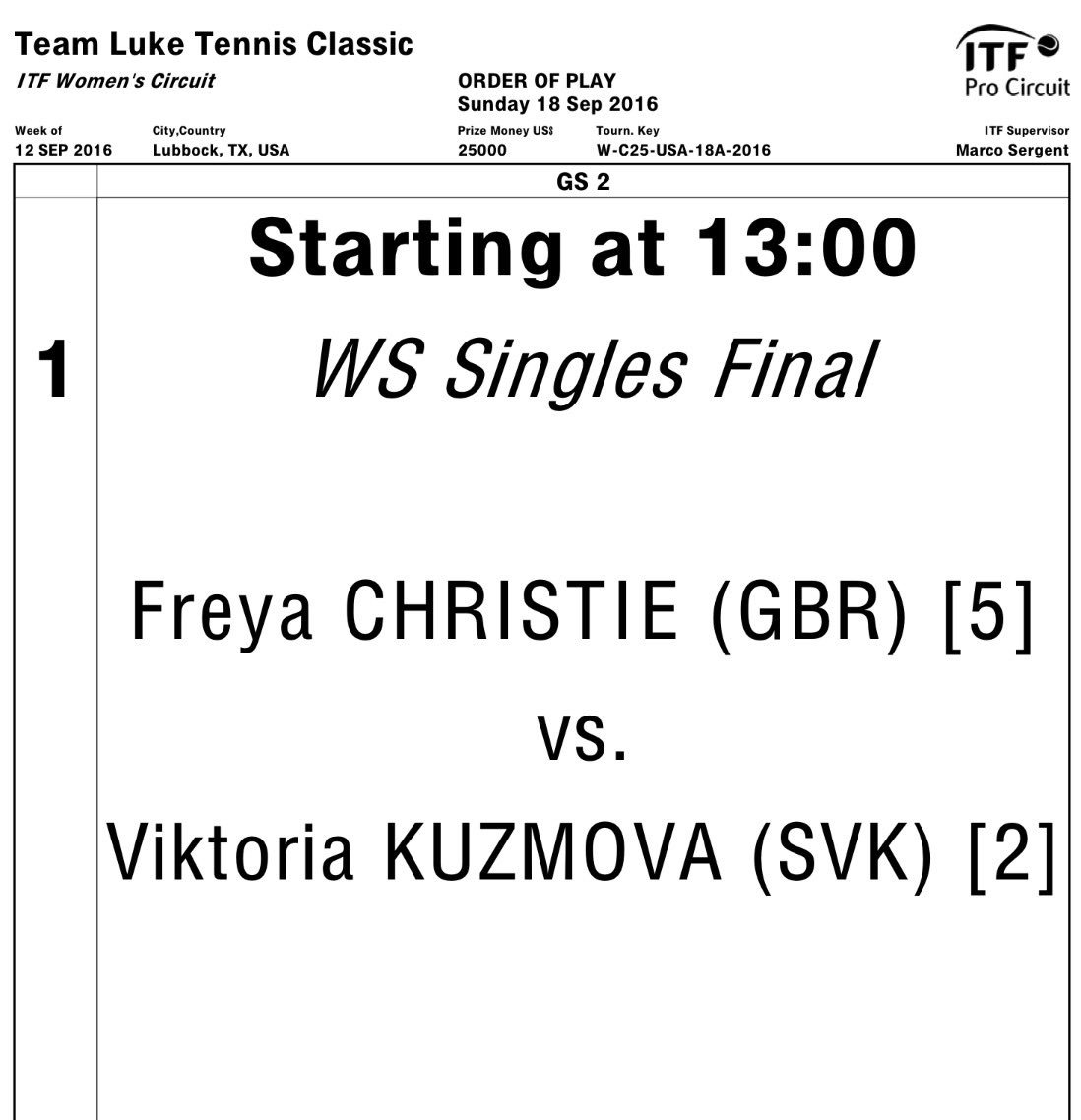 teamluketennis's tweet photo. Finals Sunday,1pm. Celebrate Luke &amp; watch great tennis! @USTAProCircuit @USTATexas @Freya_Christie @TimSiegelTTU https://t.co/A7rOmgcp5d