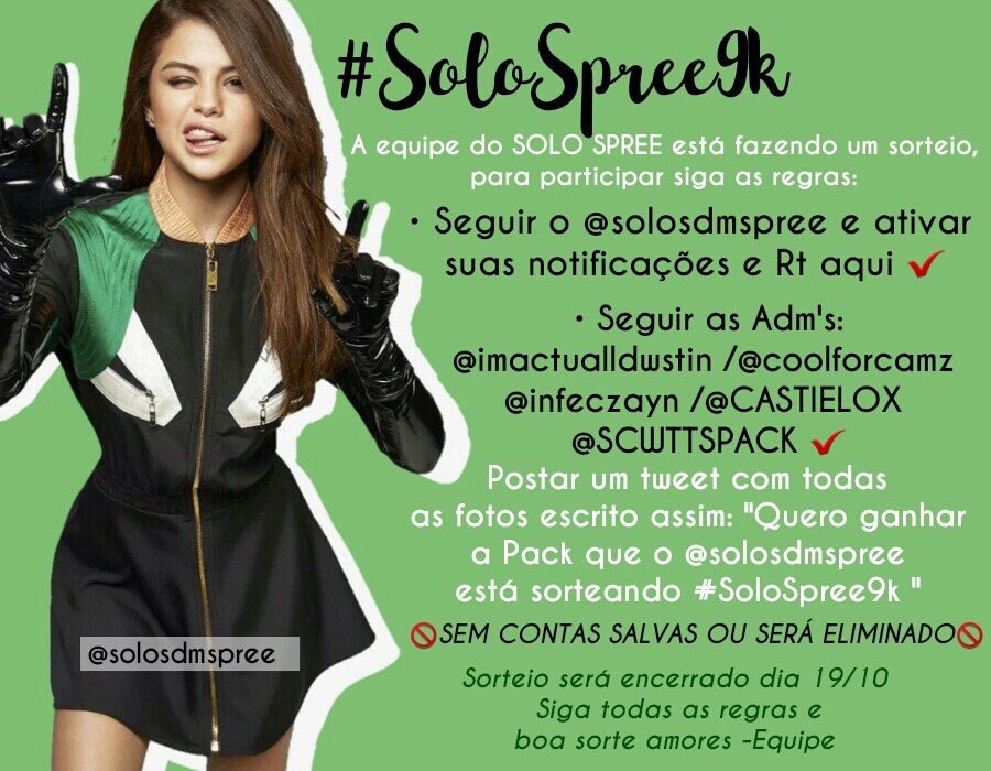 enoughforsonza's tweet image. Quero ganhar a Pack que o @solosdmspree está sorteando #SoloSpree9K