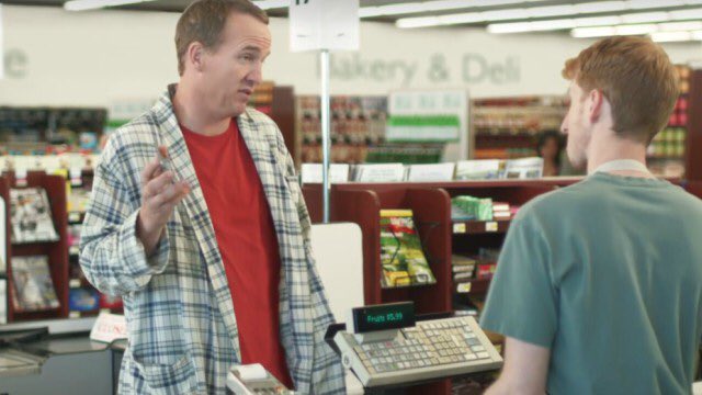 tomrempel's tweet photo. Lovin' the #PeytonManning commercials! #retirement #lifeadjustment ๐ https://t.co/Eyvx996rjv