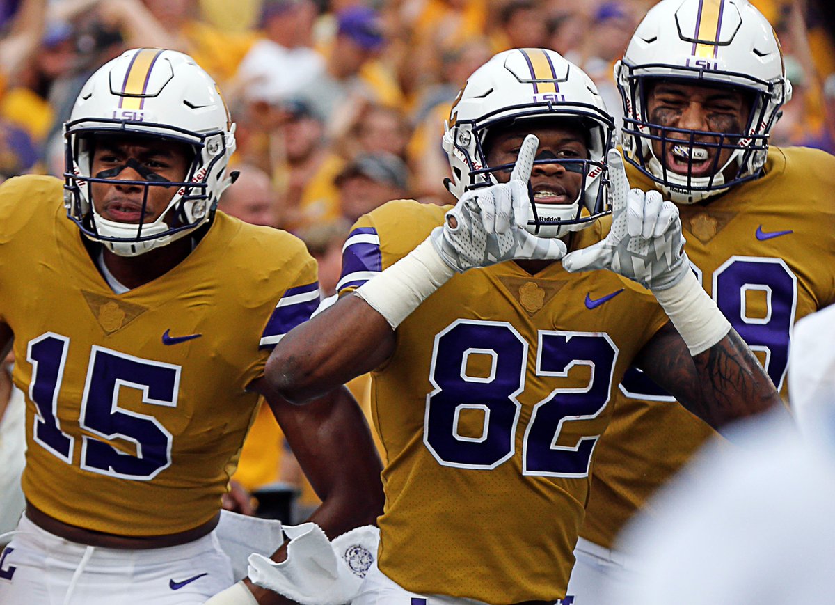 SECNetwork's tweet image. LSU: 1️⃣-0️⃣ in SEC play.

FINAL from Death Valley: No. 20 @LSUfootball beats Miss St, 23-20. #MSSTvsLSU