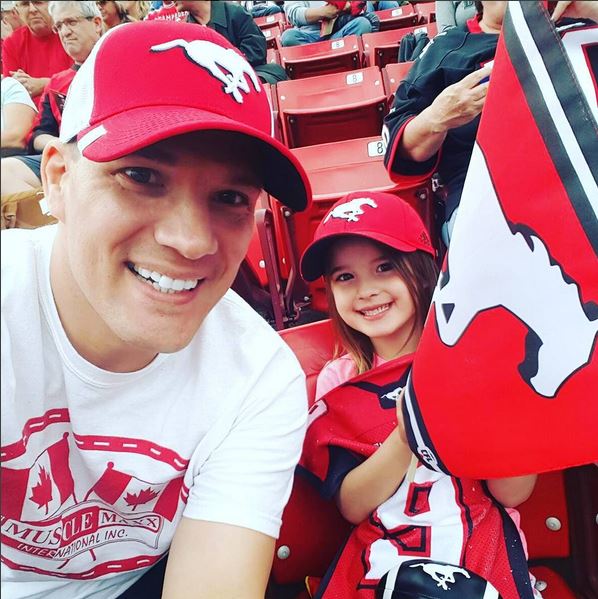 NSDClub's tweet photo. What did you do today? Our Director of Group Fitness &amp; Programs took his special little date to the Stamps game ♡ https://t.co/1RzGQLlAzx