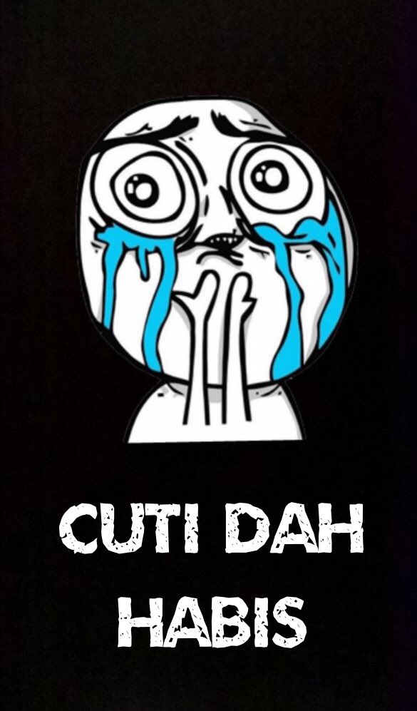 twt_terasaa's tweet image. Tahukah anda? Esok dah start kelas...