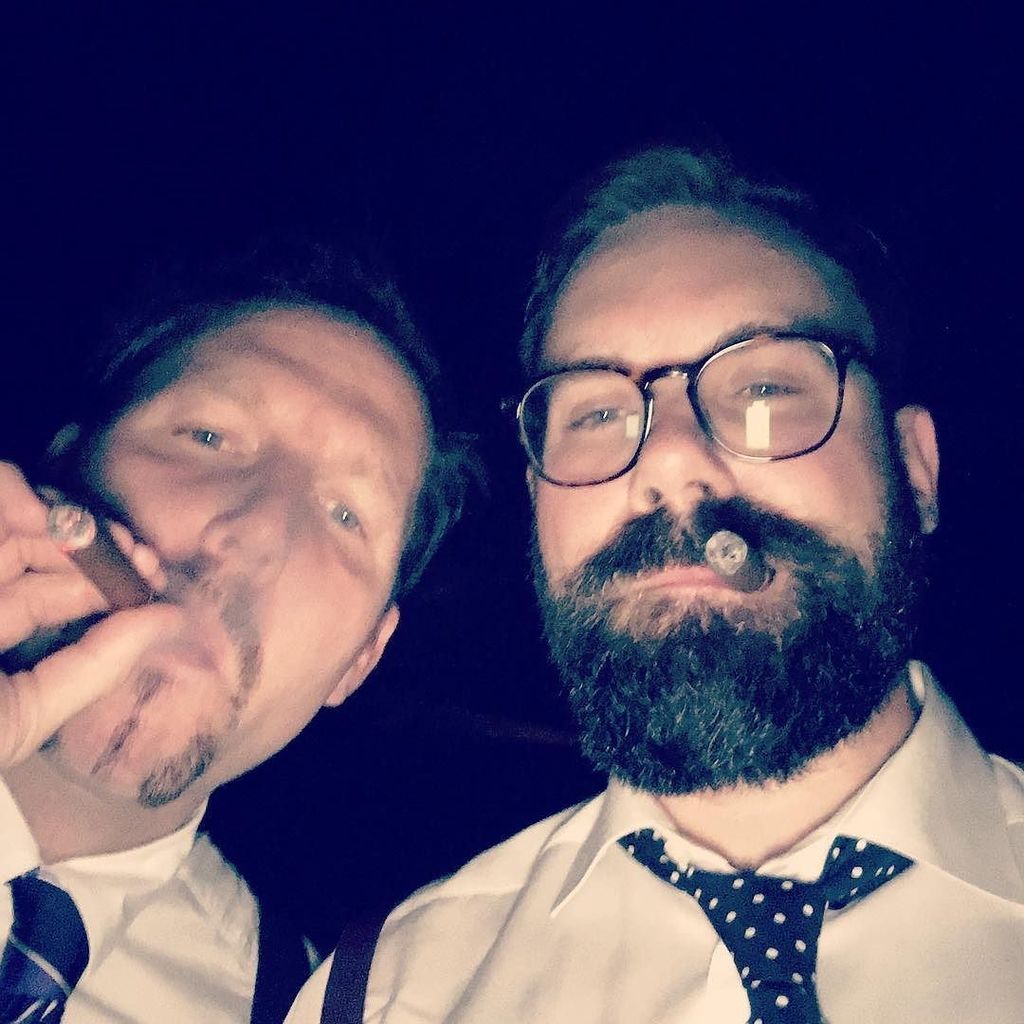 dthysell's tweet photo. Hanz und Gido smoking the good stuff #eok16 #swag #justidagärjagstark https://t.co/ZvOgttDvUf