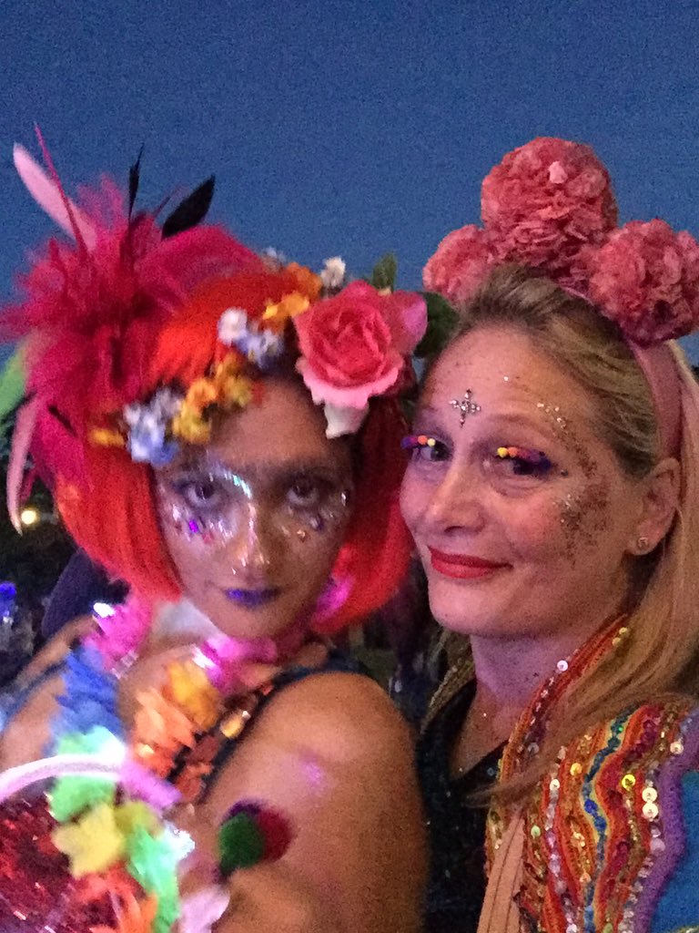 Hooverit's tweet photo. PSYCHEDELIC JOY: Tnxs @TamWalsh @HotMealsNow for being part of my 'bespoke' showstopper #wilderness16 #costumieres https://t.co/h4D4GgIUUo