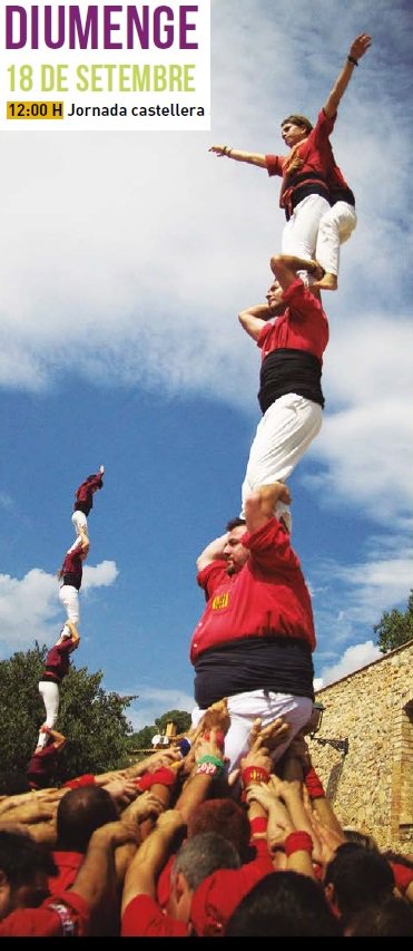 Jornada Castellera #Collbató amb la <a href="/collabordeus/">Castellers d'Esparreguera</a> #Esparreguera i <a href="/saballuts/">Saballuts</a> a les 12h a la pl. de l’Era <a href="/collbato/">Collbató Informa</a>