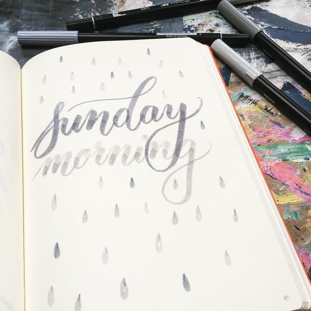 pixeldiva's tweet photo. Sunday morning, rain is falling…
#moderncalligraphyproject #moderncalligraphy #brushlette… https://t.co/gaLXFL0OjP https://t.co/QOKFMTmCt6