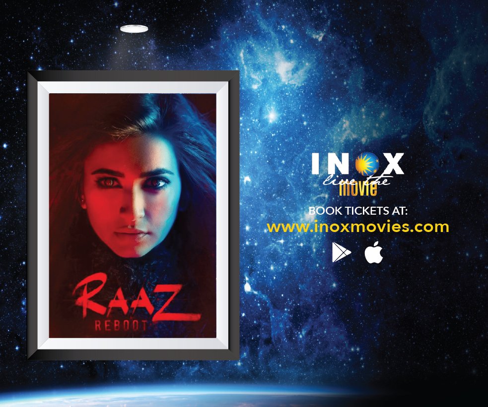 Watch <a href="/emraanhashmi/">Emraan Hashmi</a> in the new installment of Razz, <a href="/RaazRebootFilm/">Raaz Reboot</a> only at INOX bit.ly/2ccwxlq