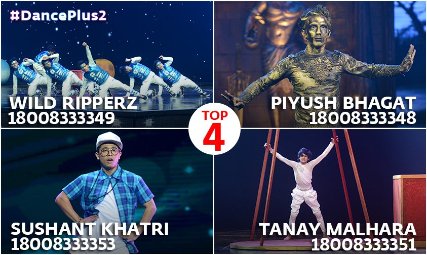 Top Four, Tanay, Piyush, Sushant and Wild Ripperz (twitter.com)