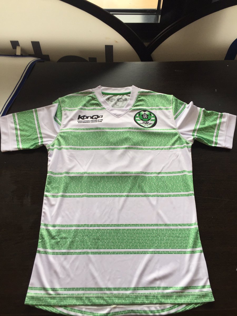 Fantastic idea <a href="/KonQaAU/">KonQa Teamwear</a> for <a href="/GWSC1980/">GWSC</a> - a 2016 Club sponsored top with all 600 names of players, officials &amp; coaches