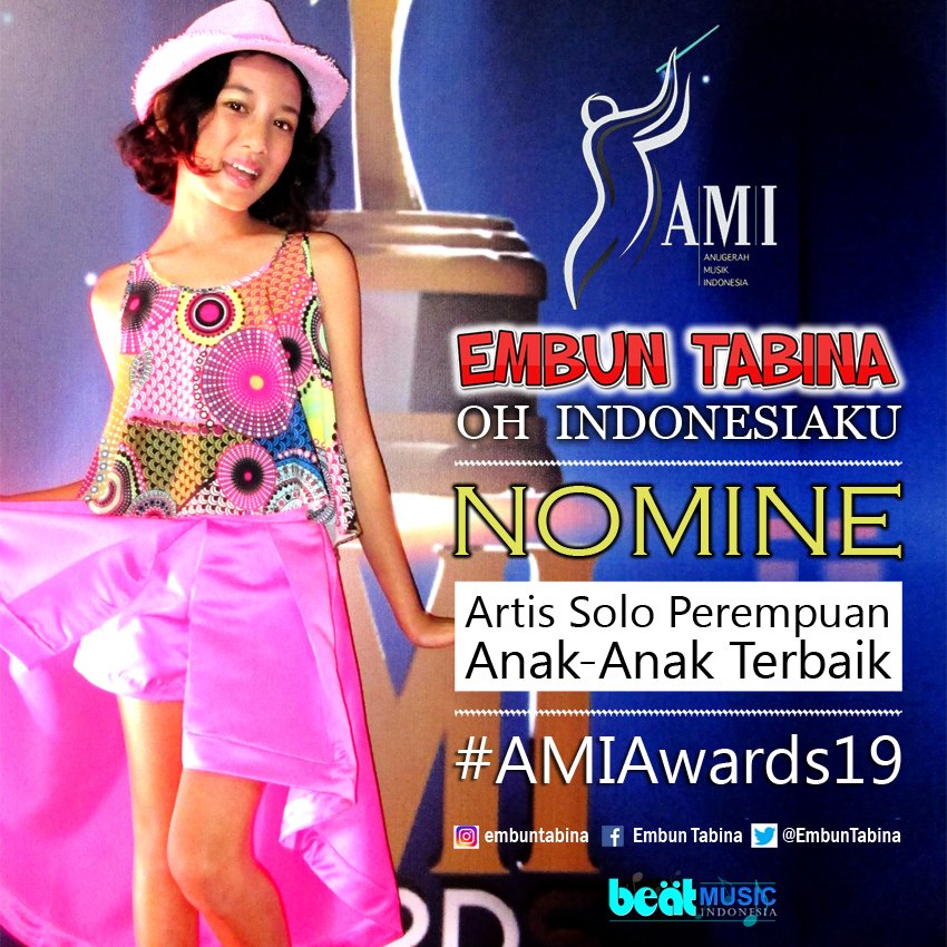 embuntabina's tweet photo. #AMIawards19 @AMIawards @OfficialRCTI @PatStone3 @Amiawards2016 @Aku_naura https://t.co/FfcFZepUEN
