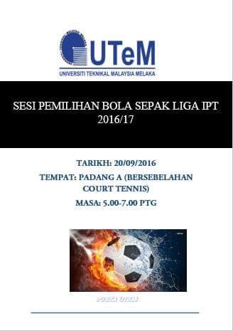 KBSUTeM's tweet photo. โฝ๏ธโฝ๏ธ
Hai guys! Tolong RT demi bola sepak UTeM FC! Pemilihan pemain utk team UTeM FC :
#utemfc #utem #utemfootball https://t.co/0JLGJn3sYg