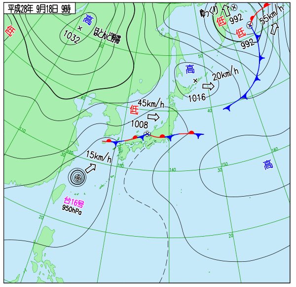 大竹 気象予報士 連休中は秋雨前線に 連休明けは台風16号に厳重警戒 二段構えで備えを 18日14時現在 日本付近には台風14号崩れの温低が秋雨前線を伴って存在 台風16号からの暖湿気の供給を得て活発化 また 21日は台風16号本体の大雨警戒