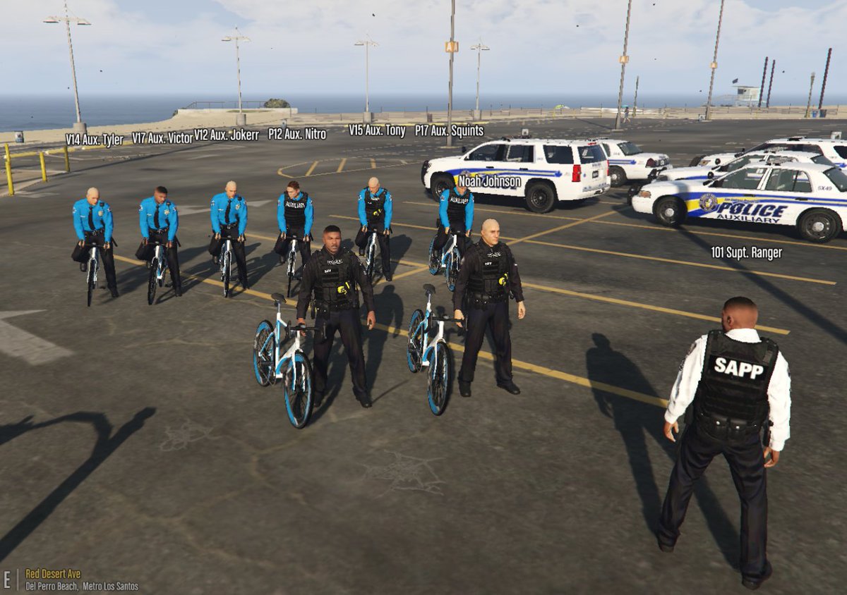 MG_SpecOps's tweet photo. We started our patrol with a beautiful morning bike patrol! #AuxTeam @MountiesGaming https://t.co/kG9lvJ0Qwa