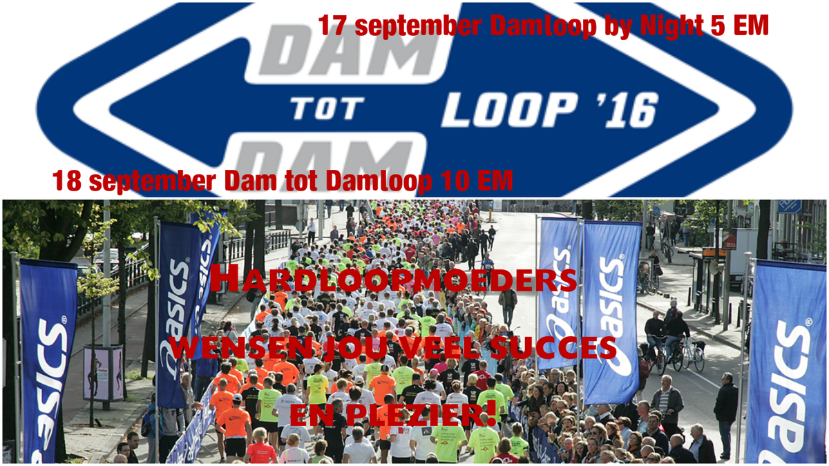 hardloopmoeders's tweet photo. Een geweldige #hardloopdag voor jullie @Hardloopmoeders @damtotdamloop Maak er een mooie prestatie van en geniet! https://t.co/gtV7GMq5Wt
