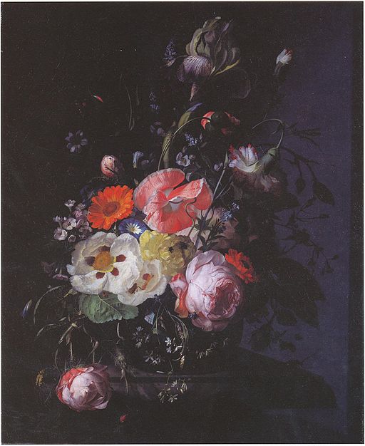 Still life with flowers on a marble table top  (1716)

Rachel Ruysch