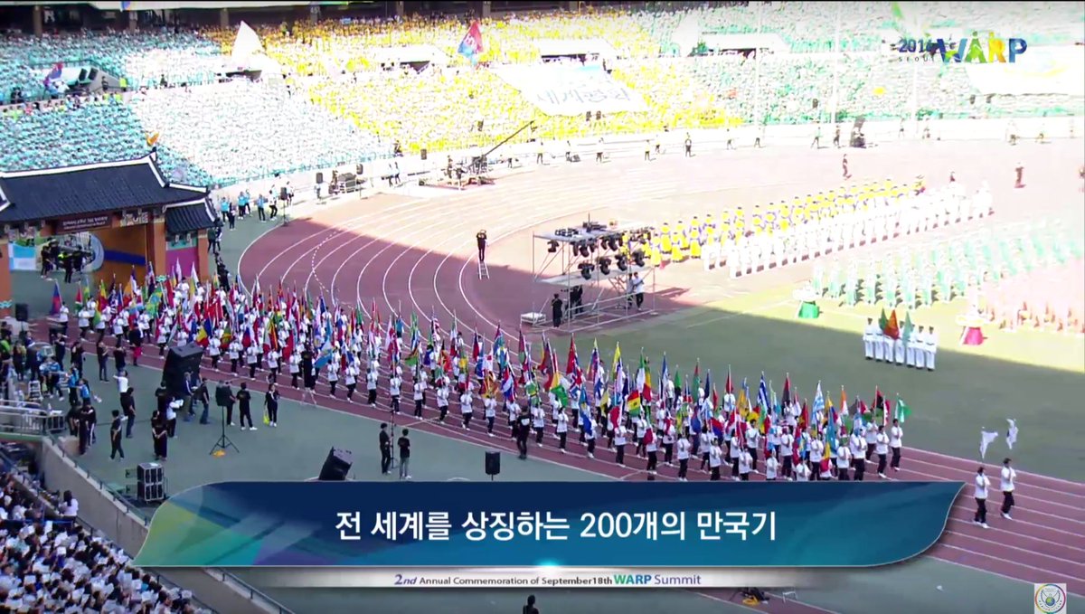 HWPL_Americas's tweet photo. 200 flags from 200 countries marching together as one #united for #peace #WARPSummit #hwpl https://t.co/dGRm94l3kr