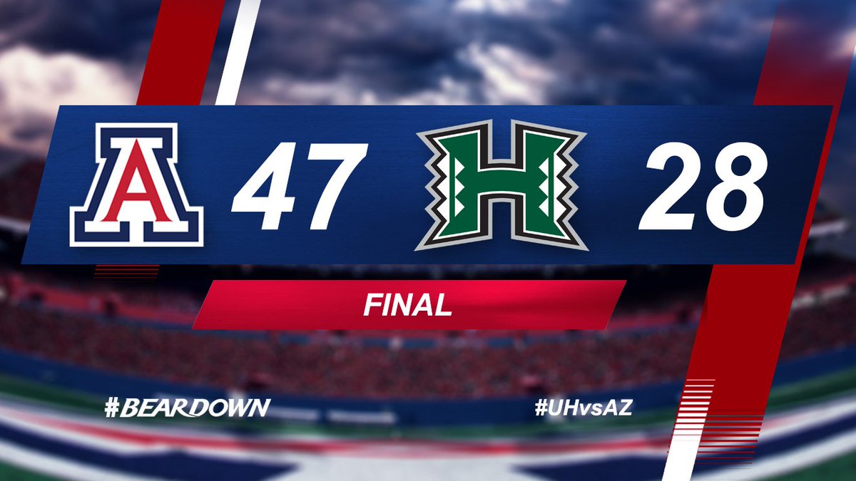 ArizonaFBall's tweet photo. And that'll do it from Tucson! #BearDown #AtEmArizona https://t.co/CpKUiYW5NQ