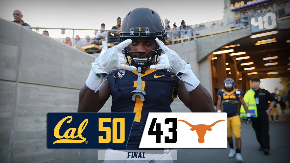 CalFootball's tweet photo. FINAL from Berkeley!

#GoBears https://t.co/8DMx418kWj