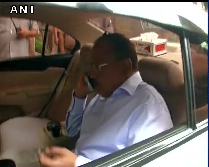 ajit doval cigarette Delhi: NSA Ajit Doval arrives at HM Rajnath Singh's residence to attend  High level security meet