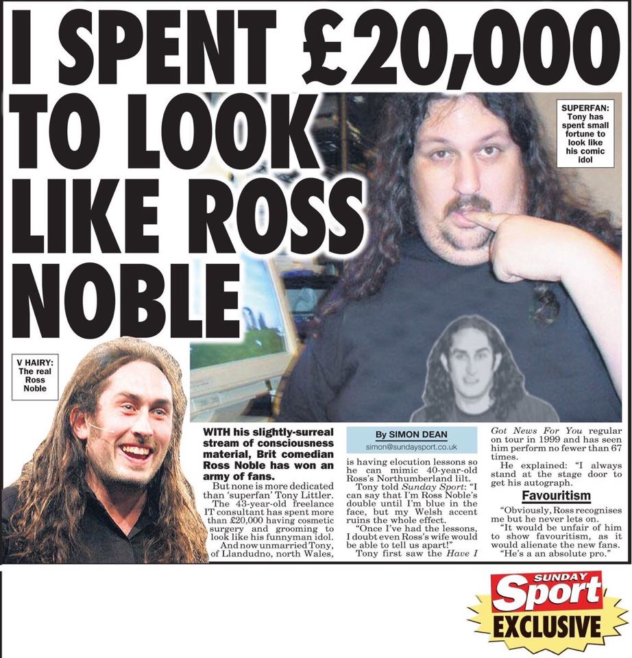 Ross Noble On Twitter Say What You Like About The Tabloids This