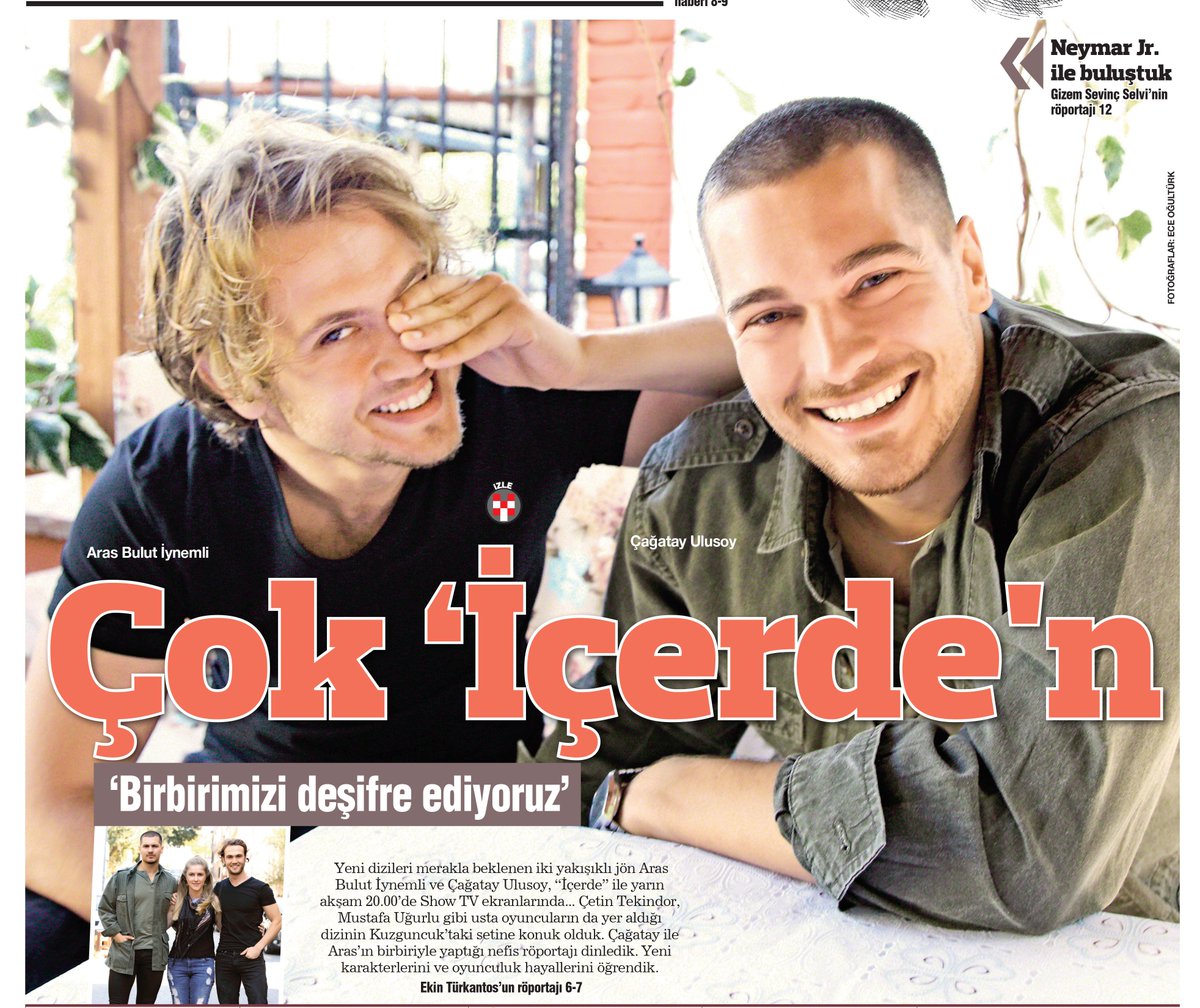 #İçerde ‘Birbirimizi deşifre ediyoruz’ showtv.com.tr/dizi/haber/129… <a href="/Aras_B_iynemli/">Aras Bulut İYNEMLİ</a> <a href="/cagatayulusoyy/">Çağatay Ulusoy</a> @icerdetvdizi