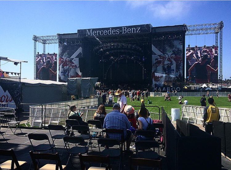 The accessible festivals team is having a great time @KAABOODELMAR festival!