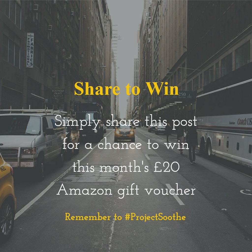 ProjectSoothe's tweet photo. Share & #projectsoothe to enter our competition. Winner announced 30th Sept. Good Luck! https://t.co/6M2xHRXdrw https://t.co/UOzcGV8Xns