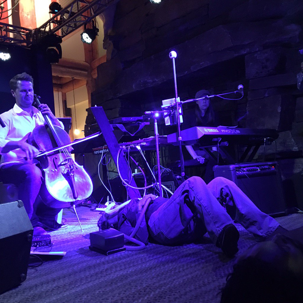 On stage with Phillip and Quentin #becauseofhatch performing Hallelujah #battleofthesoul #lifeislife <a href="/shafferman18/">phillipshaffer</a> .