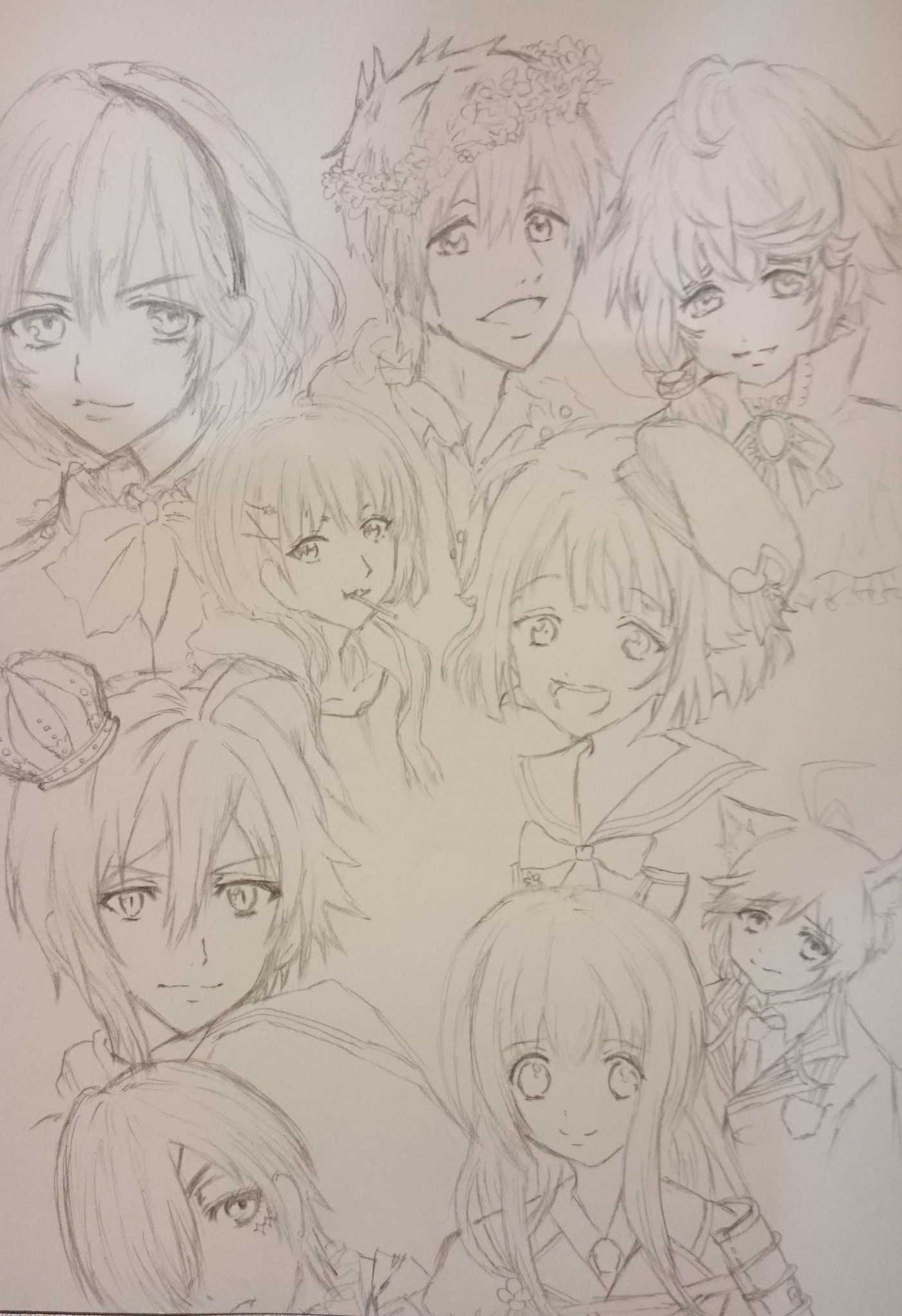 じゅんちゃん Na Twitteru 鉛筆画ですが最近ハマってるアニメやゲームの大好きな男性キャラ描いてみた ๑ơ ơ 画力欲しい 全員分かる人いたら嬉しいなぁ ラフ画 アニメ ゲーム 鉛筆画 男性キャラ T Co Ea7dtnffae Twitter